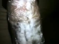 Creaming up my white mature wife's cum-hole with my schlong